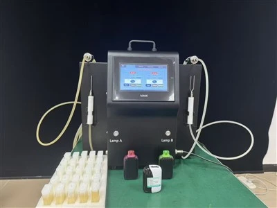 Pół-automatyczna podwójna-głowica E-soku nikotynowego: wysoce-precyzyjny sprzęt do napełniania wkładów Vape